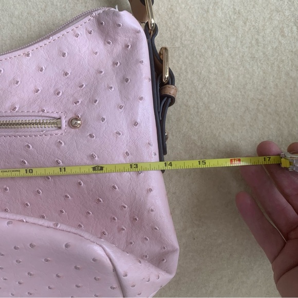 Giani Bernini vegan Ostrich shoulder bag. - Picture 8 of 9